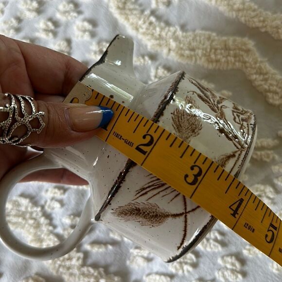 Pottery Creamer Small Pitcher Grain England English - Picture 6 of 6